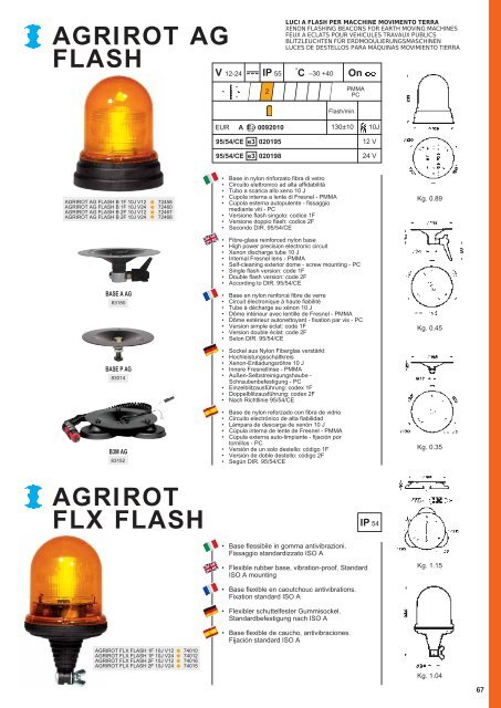 luci a flash - MTZ Serviss