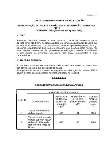 Especif-PBR-II - ABRAPAL - Associação Brasileira de Fabricantes ...