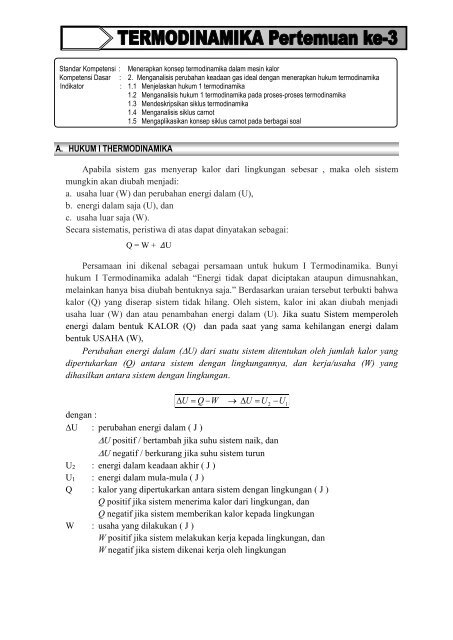 Tugas Terakhir Termodinamika