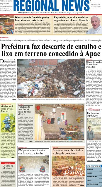 Prefeitura faz descarte de entulho e lixo em terreno ... - Regional News