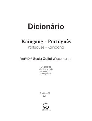 Dicionário - Português - Kaingang