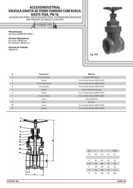 Catálogo Geral de Produtos - Versão para ... - acesso industrial