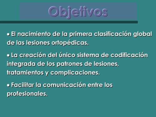 Clasificación de Fracturas