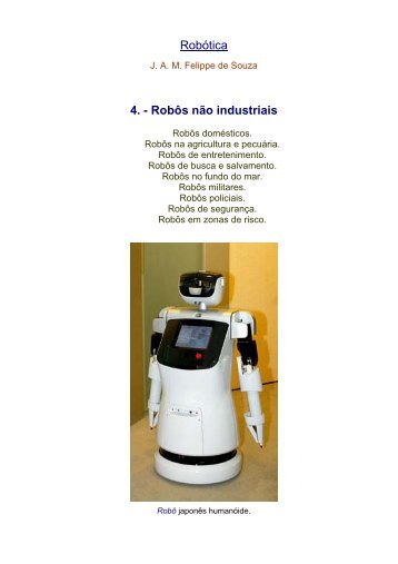 Robótica 4. - Robôs não industriais - UBI