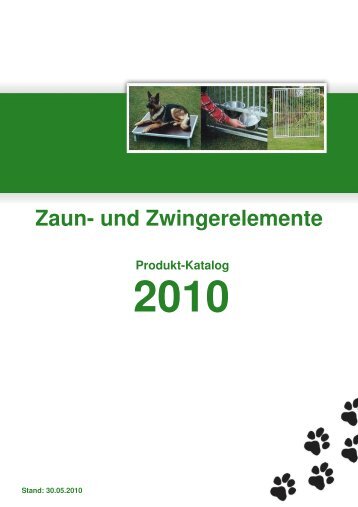 Produkt-Katalog - Zaun- und Zwingerelemente | Toralf Ollesch