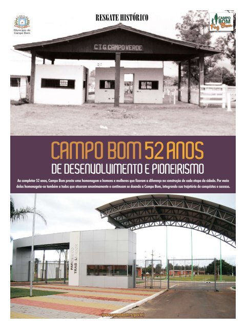 RESGATE HISTóRICO - Prefeitura Municipal de Campo Bom