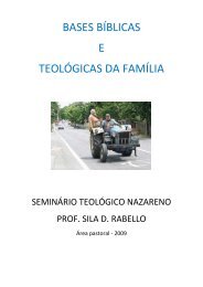 bases bíblicas e teológicas da família - Igreja do Nazareno ...