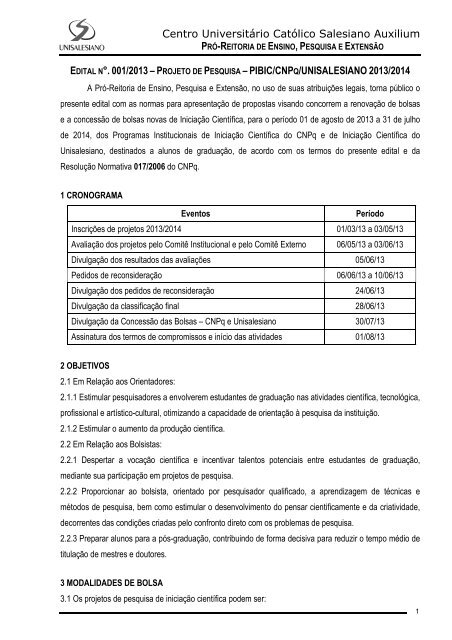 Inscrições abertas para Programa de Bolsas de Extensão 2013/2014