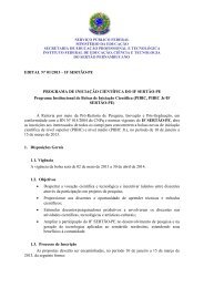 Edital nº 01/2013 - Pibic e Pibic Jr. - Instituto Federal do Sertão ...