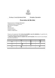 Exercícios de Revisão