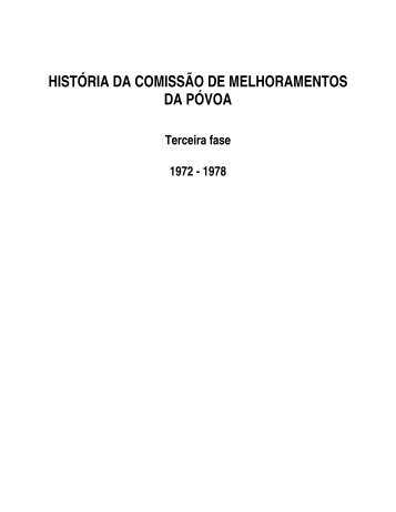 História da Comissão de Melhoramentos de Póvoa