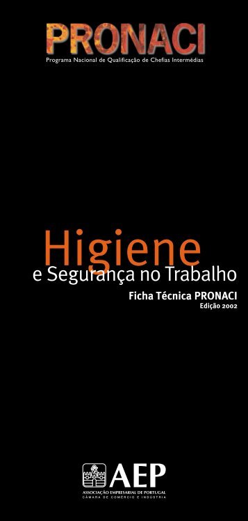 Higiene - Programa de Formação PME - AEP