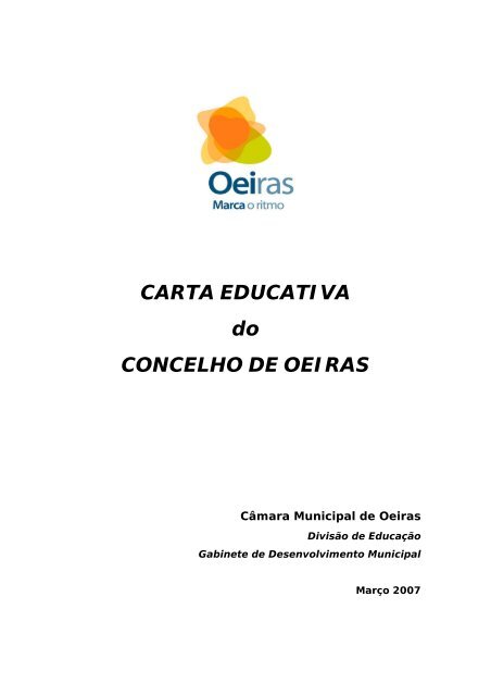 CARTA EDUCATIVA do CONCELHO DE OEIRAS - Câmara ...