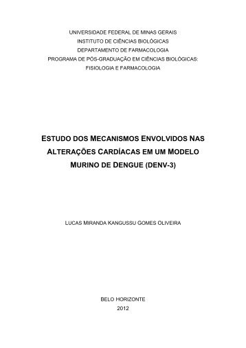 ESTUDO DOS MECANISMOS ENVOLVIDOS NAS ALTERAÇÕES ...