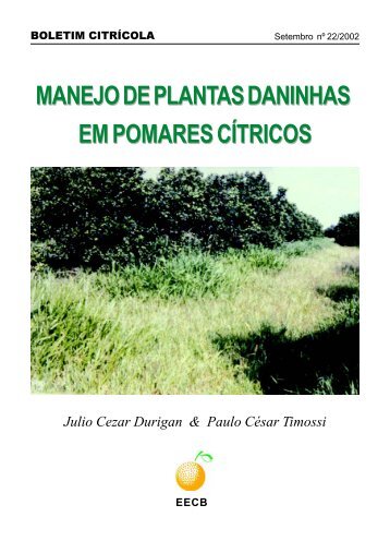 Manejo de Plantas Daninhas em Pomares Cítricos - Estação ...