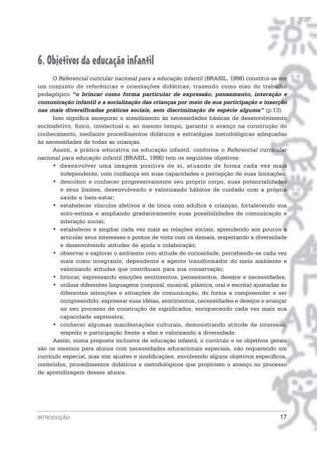 Educação Infantil 1 - Corrigido_OK.pmd - Ministério da Educação