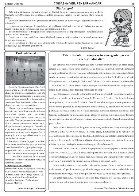 Jornal do Agrupamento de Escolas da Sé - Lamego