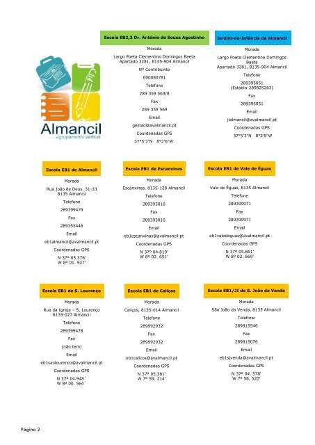 Jornal Bidas - Agrupamento Vertical Almancil