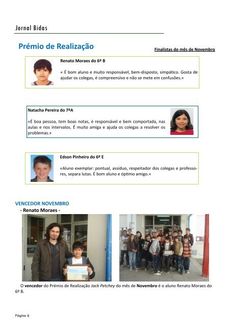 Jornal Bidas - Agrupamento Vertical Almancil