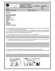 Conteúdo Interpretação de textos Figuras de linguagem: -Palavras ...