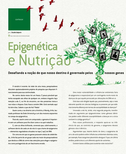 Epigenética e nutrição - Nestlé
