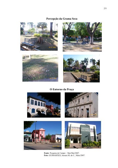 a praça Dr. Chave, Montes Claros - Instituto de Geografia ...