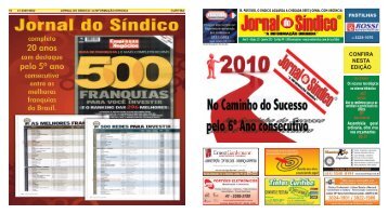 CONFIRA NESTA EDIÇÃO - Jornal do Síndico