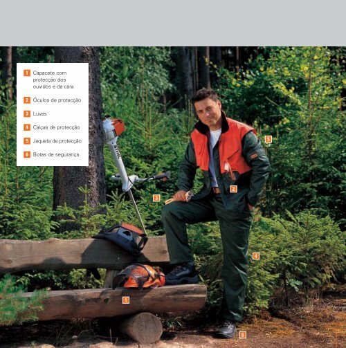 Trabalhar com as roçadeiras STIHL