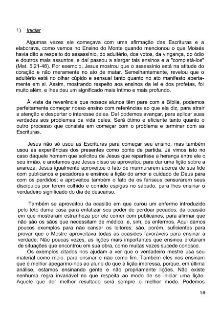 15.A pedagogia de jesus.pdf - Faculdades INTAEaD