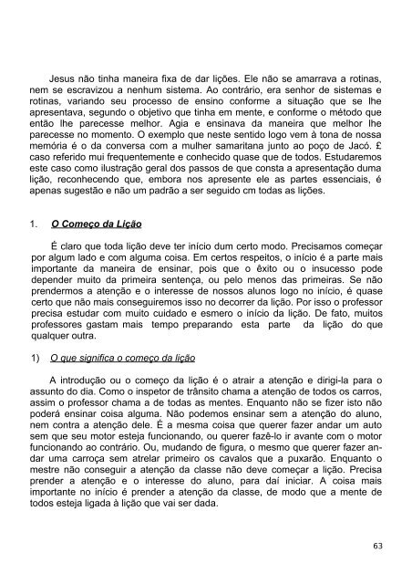 15.A pedagogia de jesus.pdf - Faculdades INTAEaD