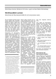 Hirnfreundlich Lernen