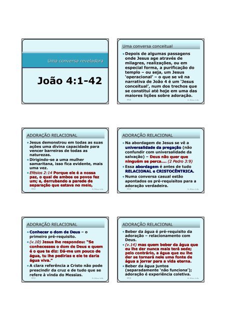 João 4:1-42 - Ibnjs.org.br