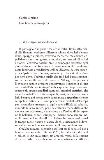 Capitolo primo Una bomba a orologeria 1. Il paesaggio ... - Einaudi