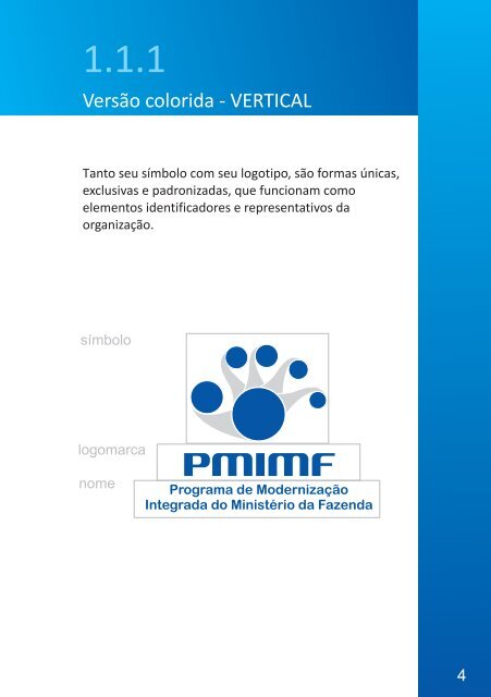 Manual de Identidade - Ministério da Fazenda