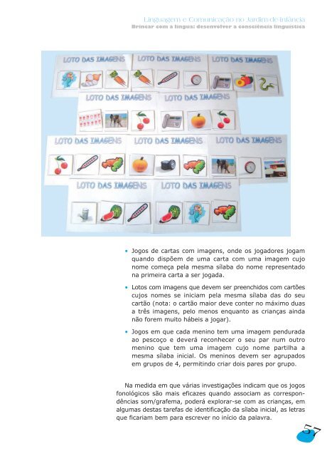 Linguagem e Comunicação no Jardim-de-Infância