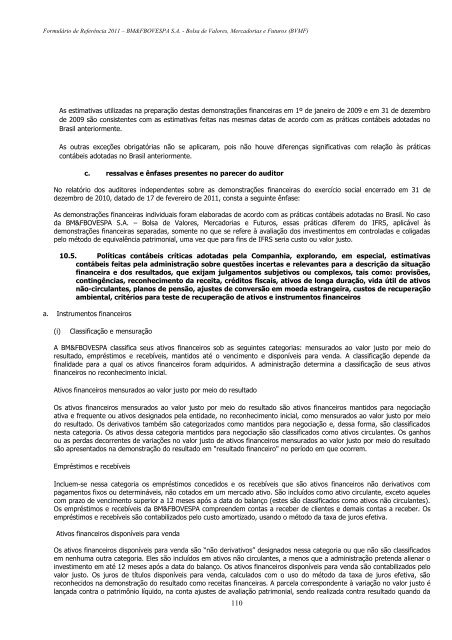 Formulário de Referência 2011 - BM&FBOVESPA - Relações com ...