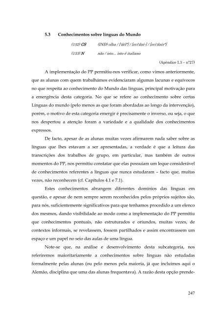 Maria Leonor Simões dos Santos Intercompreensão, aprendizagem ...