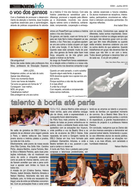 jornal 23c - Agrupamento de Escolas das Dairas