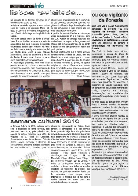 jornal 23c - Agrupamento de Escolas das Dairas