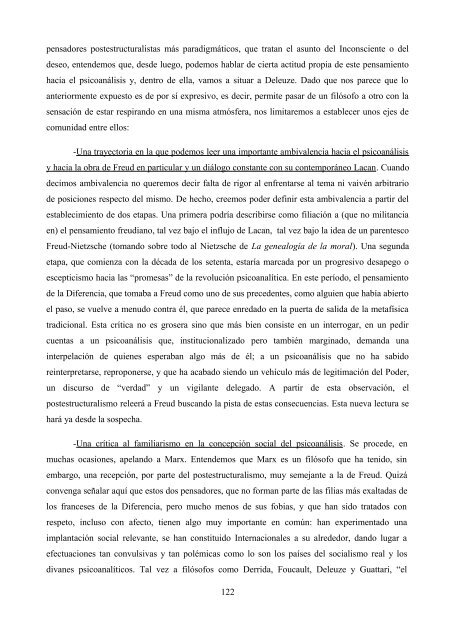 La crítica de Deleuze al psicoanálisis: el proyecto ... - e-spacio UNED