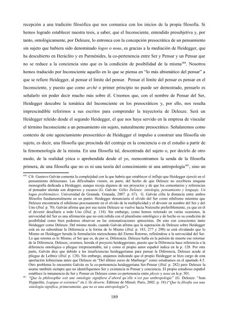 La crítica de Deleuze al psicoanálisis: el proyecto ... - e-spacio UNED