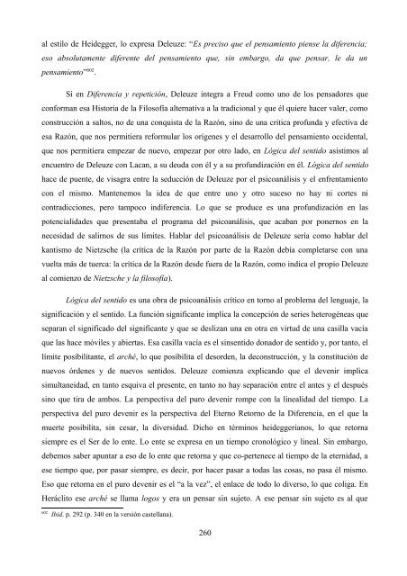 La crítica de Deleuze al psicoanálisis: el proyecto ... - e-spacio UNED