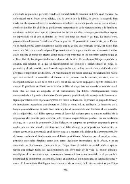 La crítica de Deleuze al psicoanálisis: el proyecto ... - e-spacio UNED