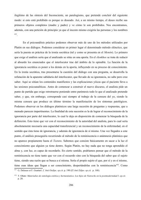 La crítica de Deleuze al psicoanálisis: el proyecto ... - e-spacio UNED