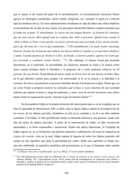 La crítica de Deleuze al psicoanálisis: el proyecto ... - e-spacio UNED