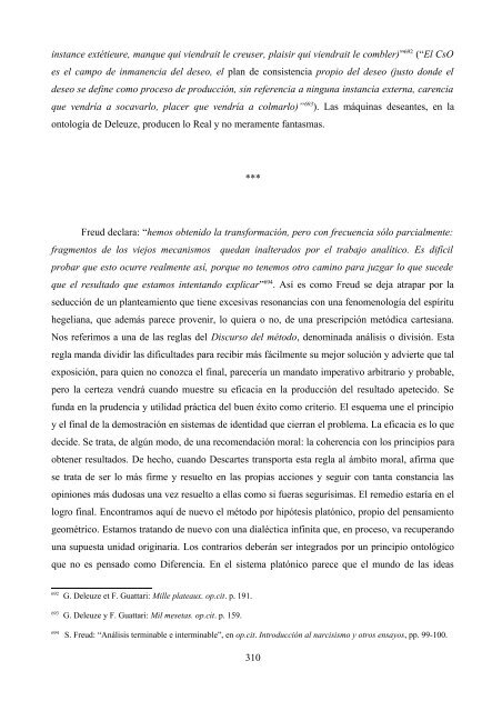 La crítica de Deleuze al psicoanálisis: el proyecto ... - e-spacio UNED