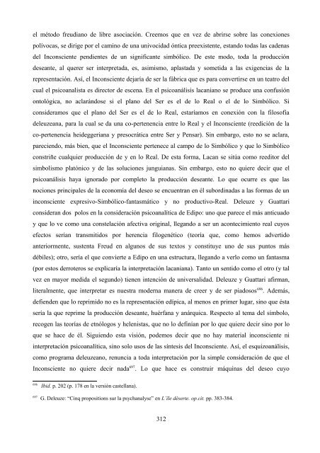 La crítica de Deleuze al psicoanálisis: el proyecto ... - e-spacio UNED