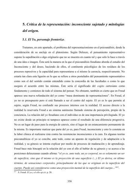 La crítica de Deleuze al psicoanálisis: el proyecto ... - e-spacio UNED