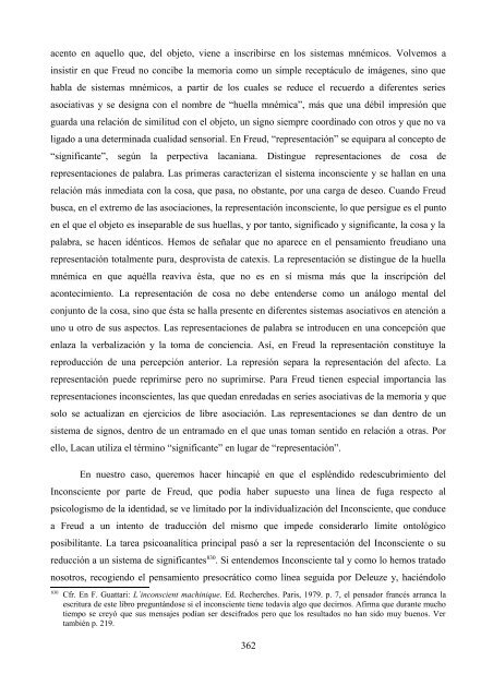 La crítica de Deleuze al psicoanálisis: el proyecto ... - e-spacio UNED