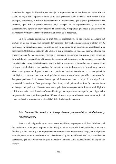 La crítica de Deleuze al psicoanálisis: el proyecto ... - e-spacio UNED